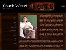 Tablet Screenshot of chuckwoodmusic.com